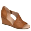 Journee Collection Womens Aretha Wedge Sandal - Cognac -Shoe Promotion Shop US 01 102153 00