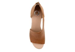 Journee Collection Womens Aretha Wedge Sandal - Cognac -Shoe Promotion Shop US 01 102153 05