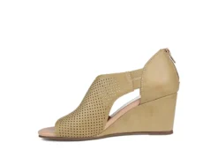 Journee Collection Womens Aretha Wedge Sandal - Taupe -Shoe Promotion Shop US 01 102155 03