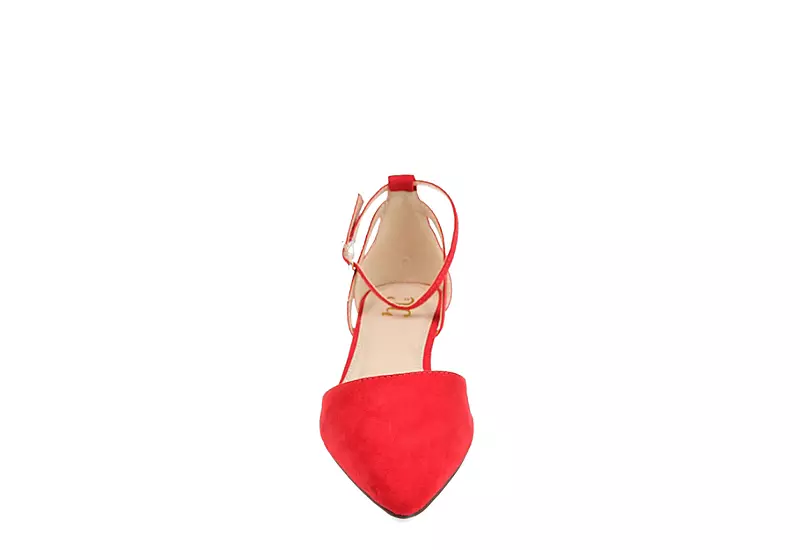 Journee Collection Womens Arkie Pump - Red 5 Journee Collection Womens Arkie Pump - Red - Image 3