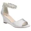 Journee Collection Womens Connor Wedge Sandal - Grey -Shoe Promotion Shop US 01 102218 00