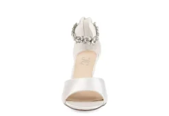 Journee Collection Womens Connor Wedge Sandal - White -Shoe Promotion Shop US 01 102219 02