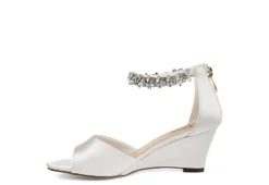 Journee Collection Womens Connor Wedge Sandal - White -Shoe Promotion Shop US 01 102219 03