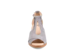 Journee Collection Womens Kedzie Wedge Sandal - Grey -Shoe Promotion Shop US 01 102267 02