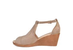 Journee Collection Womens Kedzie Wedge Sandal - Taupe 12 Journee Collection Womens Kedzie Wedge Sandal - Taupe -Shoe Promotion Shop US 01 102269 03