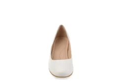 Journee Collection Womens Saar Pump - White -Shoe Promotion Shop US 01 103360 02