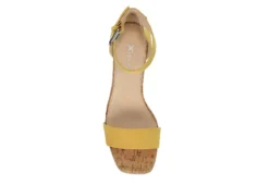Xappeal Womens Amora Wedge Sandal - Yellow -Shoe Promotion Shop US 01 105215 05