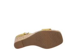 Xappeal Womens Amora Wedge Sandal - Yellow -Shoe Promotion Shop US 01 105215 06