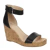 Xappeal Womens Amora Wedge Sandal - Black -Shoe Promotion Shop US 01 105217 00