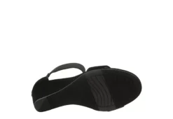 Xappeal Womens Camryn Wedge Sandal - Black -Shoe Promotion Shop US 01 105234 06