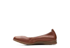 Clarks Womens Jeanette Ease Flat - Tan 12 Clarks Womens Jeanette Ease Flat - Tan -Shoe Promotion Shop US 01 105282 03
