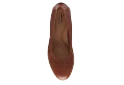 Clarks Womens Jeanette Ease Flat - Tan 14 Clarks Womens Jeanette Ease Flat - Tan -Shoe Promotion Shop US 01 105282 05