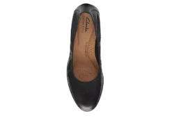 Clarks Womens Jeanette Ease Flat - Black 14 Clarks Womens Jeanette Ease Flat - Black -Shoe Promotion Shop US 01 105283 05