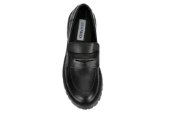 Steve Madden Womens Lawrence Loafer - Black -Shoe Promotion Shop US 01 105703 05