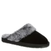 Minnetonka Womens Twyla Scuff Slipper - Black