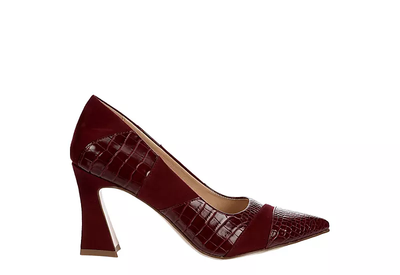 Michael By Michael Shannon Womens Jaime Pump - Burgundy 4 Michael By Michael Shannon Womens Jaime Pump - Burgundy - Image 2