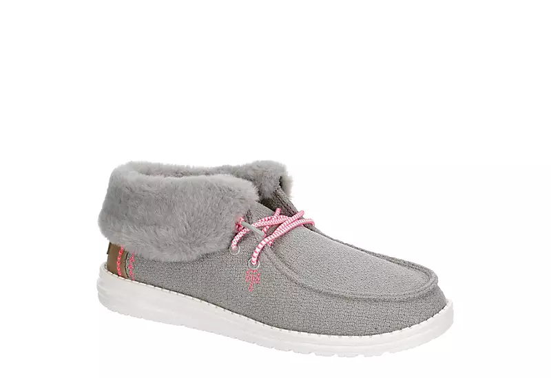 Heydude Womens Britt Slip On Sneaker - Grey 3 Heydude Womens Britt Slip On Sneaker - Grey