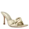 Marc Fisher Womens Daliot Slide Sandal - Gold -Shoe Promotion Shop US 01 106237 00
