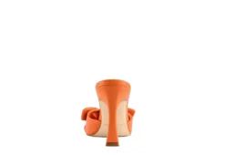 Marc Fisher Womens Demar Slide Sandal - Orange -Shoe Promotion Shop US 01 106243 02