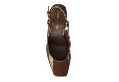 Marc Fisher Womens Valana Pump - Dark Tan -Shoe Promotion Shop US 01 106394 03