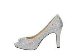 Adrienne Vittadini Womens Gervin Pump - Silver 12 Adrienne Vittadini Womens Gervin Pump - Silver -Shoe Promotion Shop US 01 106399 03