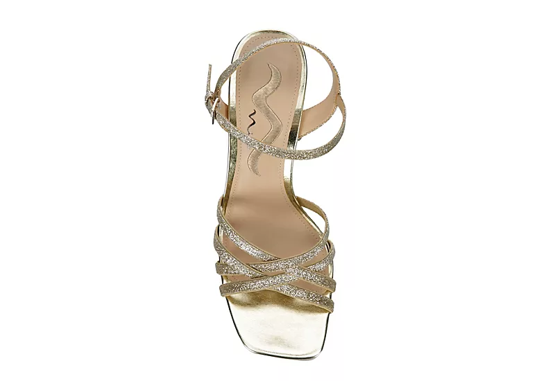 N By Nina Womens Sabrina Platform Sandal - Champagne 8 N By Nina Womens Sabrina Platform Sandal - Champagne - Image 6