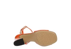 Michael By Michael Shannon Womens Seren Sandal - Orange -Shoe Promotion Shop US 01 107012 06