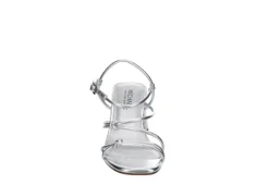 Michael By Michael Shannon Womens Tristan Sandal - Silver -Shoe Promotion Shop US 01 107017 02