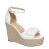 Michael By Michael Shannon Womens Baye Wedge Sandal - White -Shoe Promotion Shop US 01 107019 00