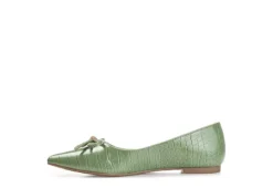 Journee Collection Womens Devalyn Flat - Green -Shoe Promotion Shop US 01 107046 03