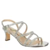 N By Nina Womens Bloom Sandal - Silver