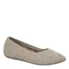 Skechers Womens Cleo 2.0 Knitty Witty Flat - Taupe -Shoe Promotion Shop US 01 107722 00
