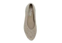 Skechers Womens Cleo 2.0 Knitty Witty Flat - Taupe 14 Skechers Womens Cleo 2.0 Knitty Witty Flat - Taupe -Shoe Promotion Shop US 01 107722 05