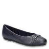 Easy Street Womens Asher Flat - Navy -Shoe Promotion Shop US 01 108018 00