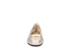 Easy Street Womens Asher Flat - Gold -Shoe Promotion Shop US 01 108022 02