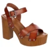 Limelight Womens April Platform Sandal - Cognac -Shoe Promotion Shop US 01 132101 00