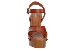 Limelight Womens April Platform Sandal - Cognac -Shoe Promotion Shop US 01 132101 02