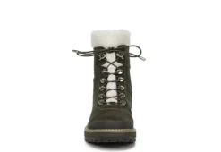 Franco Sarto Womens Rosella Combat Boot - Green -Shoe Promotion Shop US 01 300160 02