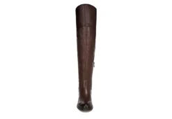 Franco Sarto Womens Haleen Wide Calf Over The Knee Boot - Brown -Shoe Promotion Shop US 01 300475 02