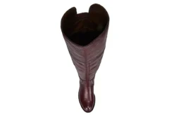 Franco Sarto Womens Haleen Wide Calf Over The Knee Boot - Cognac -Shoe Promotion Shop US 01 300476 05