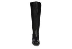 Franco Sarto Womens Meyer Wide Calf Tall Boot - Black -Shoe Promotion Shop US 01 300504 02