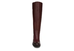 Franco Sarto Womens Meyer Wide Calf Tall Boot - Burgundy -Shoe Promotion Shop US 01 300505 02