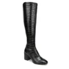Franco Sarto Womens Tribute Wide Calf Tall Boot - Black -Shoe Promotion Shop US 01 300548 00