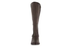 Easy Street Womens Jewel Wide Calf Tall Boot - Brown -Shoe Promotion Shop US 01 300662 02