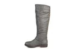 Journee Collection Womens Spokane Extra Wide Calf Tall Boot - Dark Grey -Shoe Promotion Shop US 01 300946 03