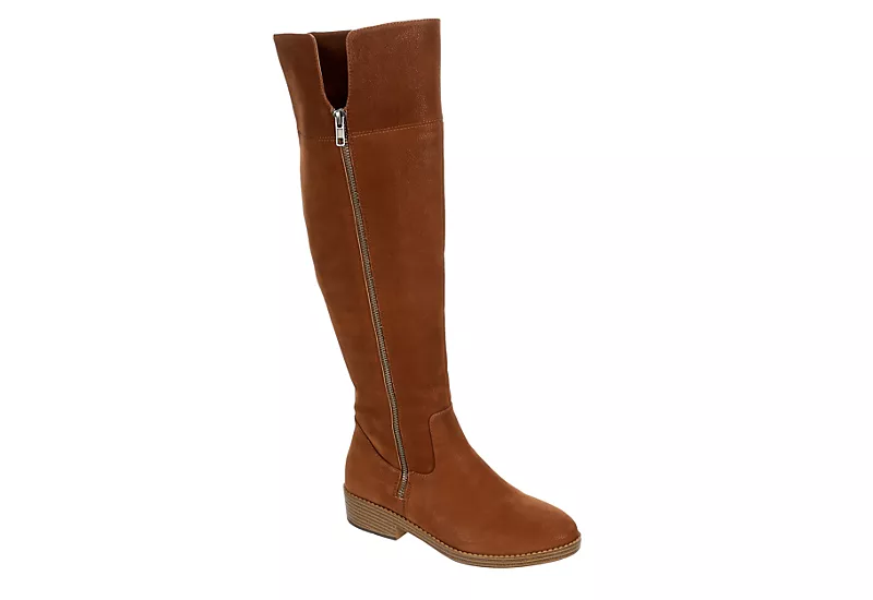 Eva & Zoe Womens Bria Wide Calf Tall Boot - Cognac 3 Eva & Zoe Womens Bria Wide Calf Tall Boot - Cognac