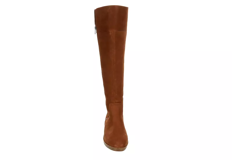Eva & Zoe Womens Bria Wide Calf Tall Boot - Cognac 5 Eva & Zoe Womens Bria Wide Calf Tall Boot - Cognac - Image 3
