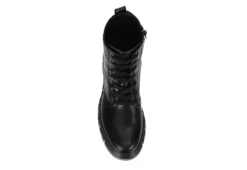 Limelight Womens Rudy Combat Boot - Black -Shoe Promotion Shop US 01 302010 05