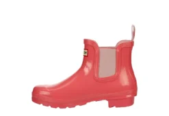 Hunter Boots Llc Womens Original Chelsea Gloss Rain Boot - Pink -Shoe Promotion Shop US 01 302441 03