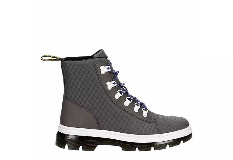 Dr. Martens Dr.martens Womens Combs W Nylon Boot - Grey 4 Dr. Martens Dr.martens Womens Combs W Nylon Boot - Grey - Image 2